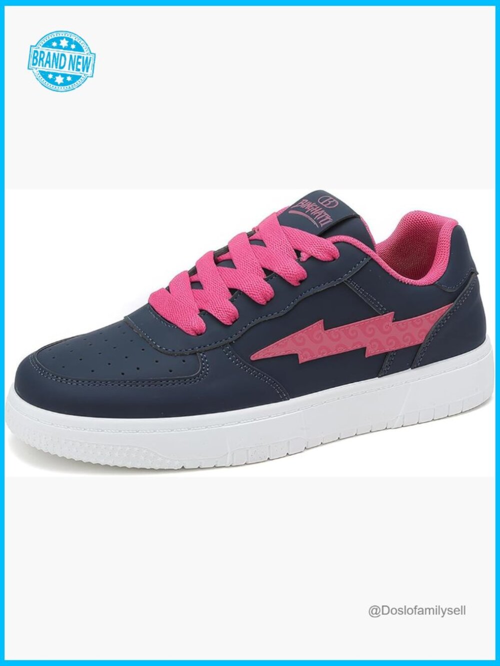 Memory Foam Sneakers Fashion Walking Shoes Non Slip Lace Up Retro Style